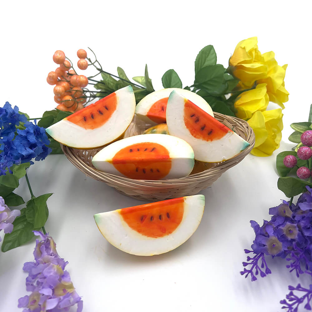 Natural Musk Melon Decorative Soap of 12