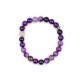 Purple Pink Blue Bracelet Set