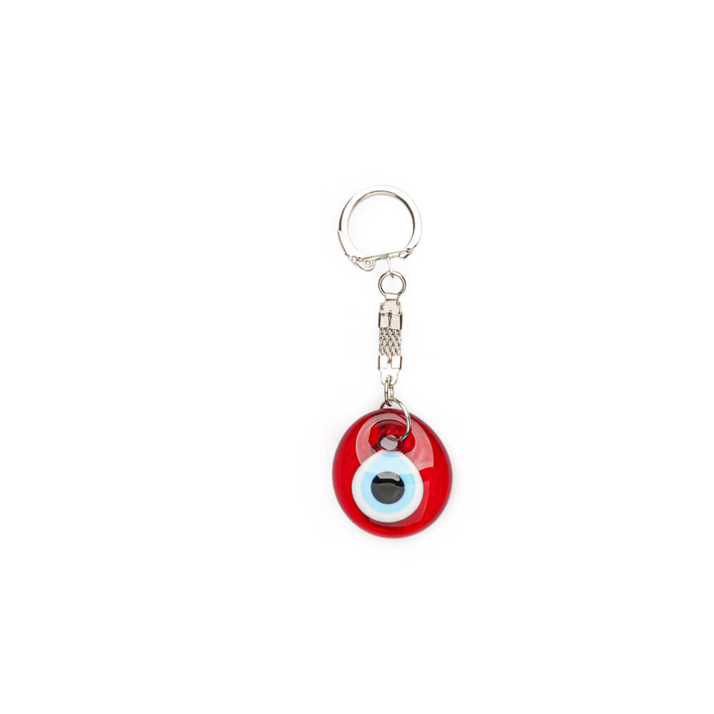 Evil Eye Bead Keychain Set