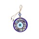 Patterned Blue Evil Eye Bead Wall Ornament