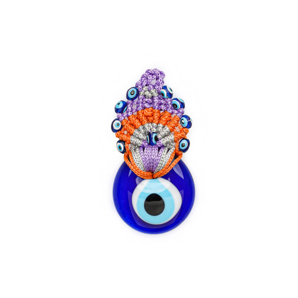 Blue Evil Eye Bead Wall Ornament